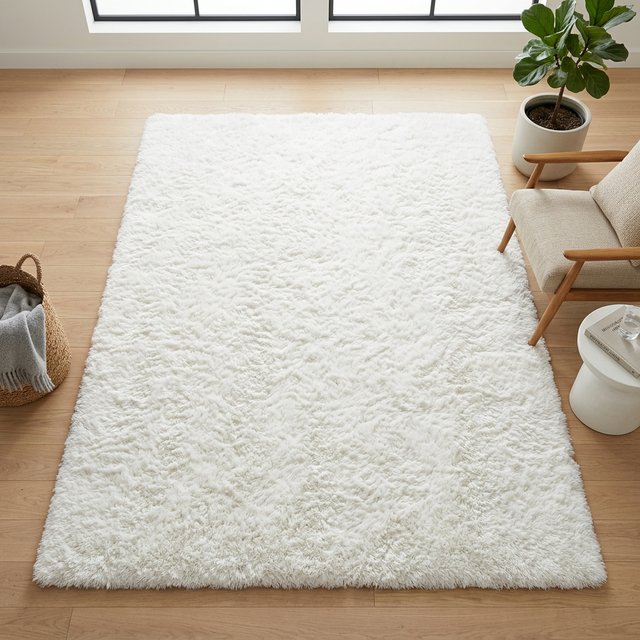 White Shag Rug