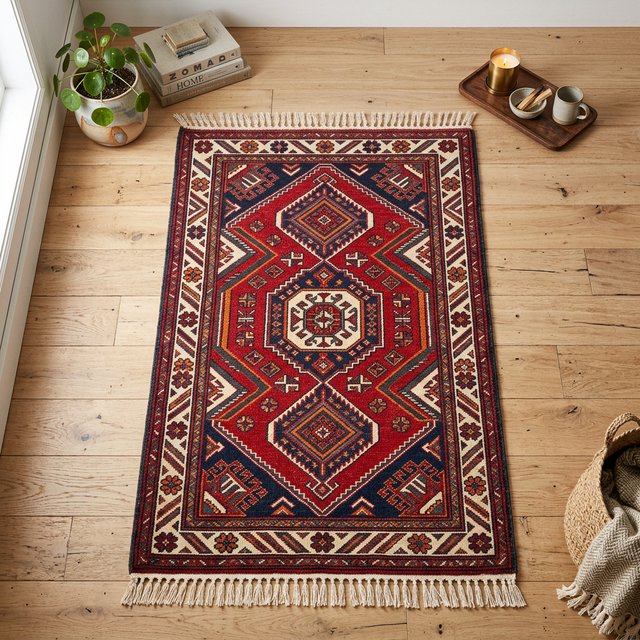 Tribal Geometric Rug
